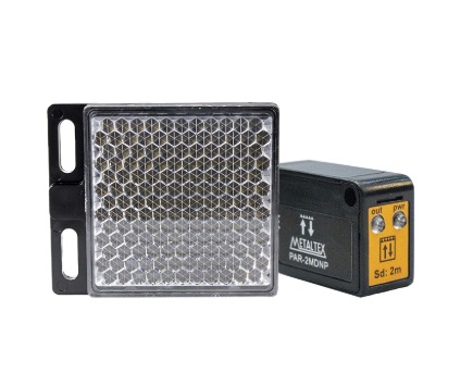 PAR-2MDNP SENSOR FOTOELÉTRICO RETROREFLECTIVO NPN/PNP 2M METALTEX°°