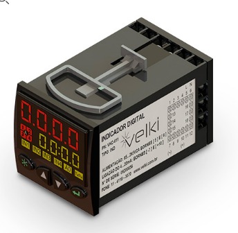 INDICADOR PARA PAINEL 85-265VAC VKC-611 VELKI°°