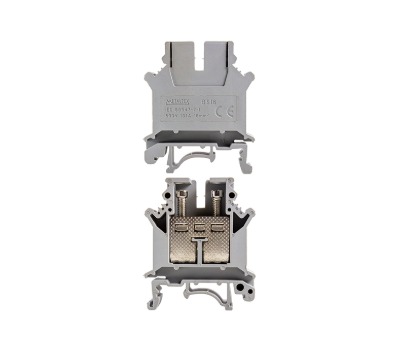 BS16C BORNE DE PASSAGEM CINZA 16MM² - CONEXÃO POR PARAFUSO METALTEX °°