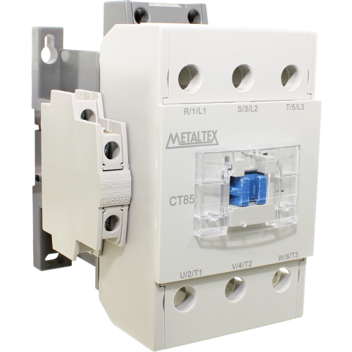 CONTATOR TRIPOLAR 85A/AC3 - BOB: 440VCA - AUX: 2NA+2NF CT85-O5-322 METALTEX °°