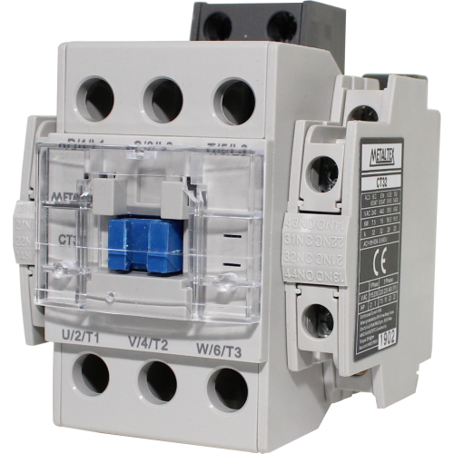 CONTATOR TRIPOLAR 32A/AC3 - BOB: 48VCA - AUX: 2NA+2NF CT32-C5-322 METALTEX °°