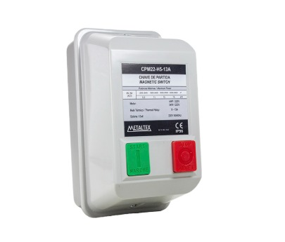 CPM22-H5-13A CAIXA DE PARTIDA IP56  - 4CV - 220V - 9 A 13A METALTEX °°