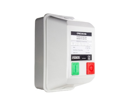 CPM12-H5-10A CAIXA DE PARTIDA IP56 - 2 A 3CV - 220V - 7 A 10A METALTEX °°