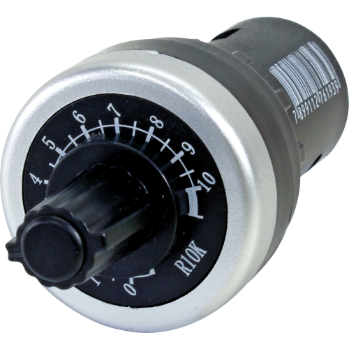 PR20-10K POTENCIÔMETRO 10KOHMS  0,5W PARA PAINEL  FURO 22MM METALTEX °°