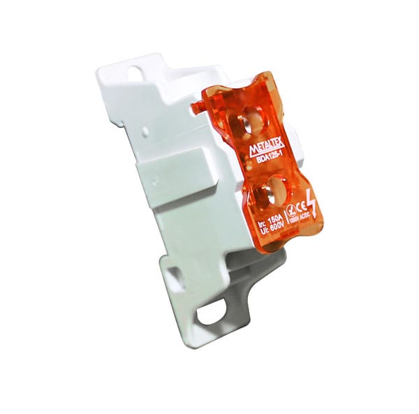 BDA125-1 BLOCO DE DISTRIBUIÇÃO MODULAR IN:150A -1:1 - 10 A 35MM² METALTEX°°