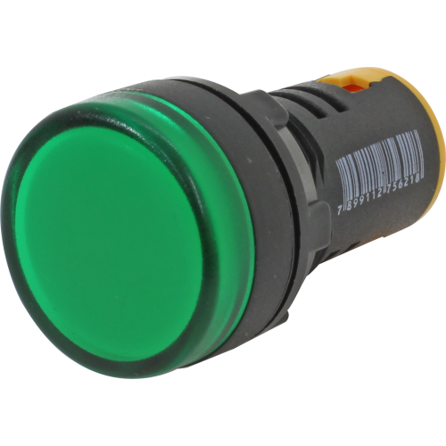 L20-AR1-GP SINALEIRO LED 22MM - 110VCC/VCA - VERDE METALTEX °°