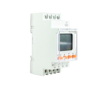 TM-ADIN PROGRAMADOR HORARIO SEMANAL MONTAGEM TRILHO DIN ALIMENTAÇAO 24 240VCA/CC 1 CONTATO REV. 16A METALTEX °°