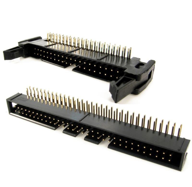 CONECTOR BOX HEADER SEM EJETOR, 20 VIAS (2X10), 90 GRAUS, PASSO 2,54MM IDCSN-20 ELETROKIT°°