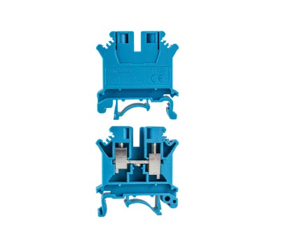 BS6A BORNE DE PASSAGEM AZUL 6MM² - CONEXÃO POR PARAFUSO UBIQUITI°°