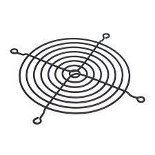 GRADE METAL PRETA COM REBAIXO PARA FIXAÇÃO PARA VENTILADOR 180MM AKASA MG180BK AKASA°°
