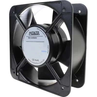 VENTILADOR 180X180X65MM 220VCA - ROLAMENTO 18065C2HBL METALTEX °°