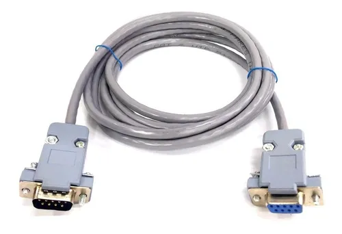 CABO EXTENSOR RS-232 DB9 MACHO P/ DB9 FEMEA 2 METROS