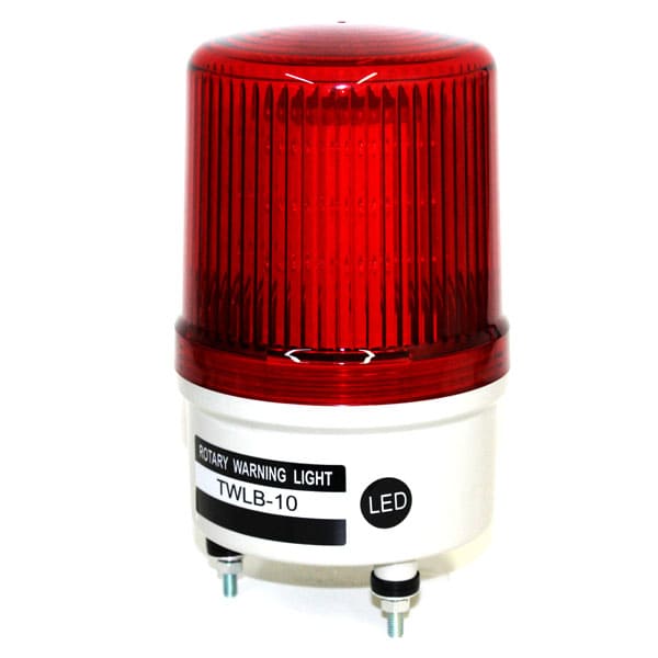 TWLB-10L2R SINALIZADOR EMERGÊNCIA ROTATIVO LED+BUZZER - 220VCA - VERMELHO METALTEX °°