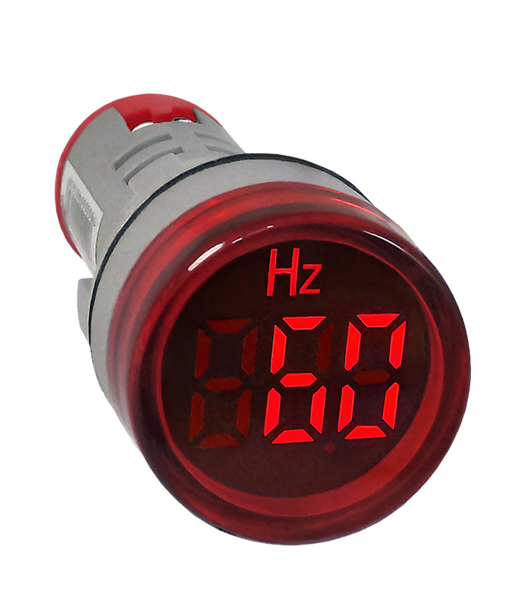 Frequencímetro Digital 22mm Vermelho AD22-22Hz-R - de 0~99Hz - Alimentação de 20~400Vca 10042 SIBRATEC°°