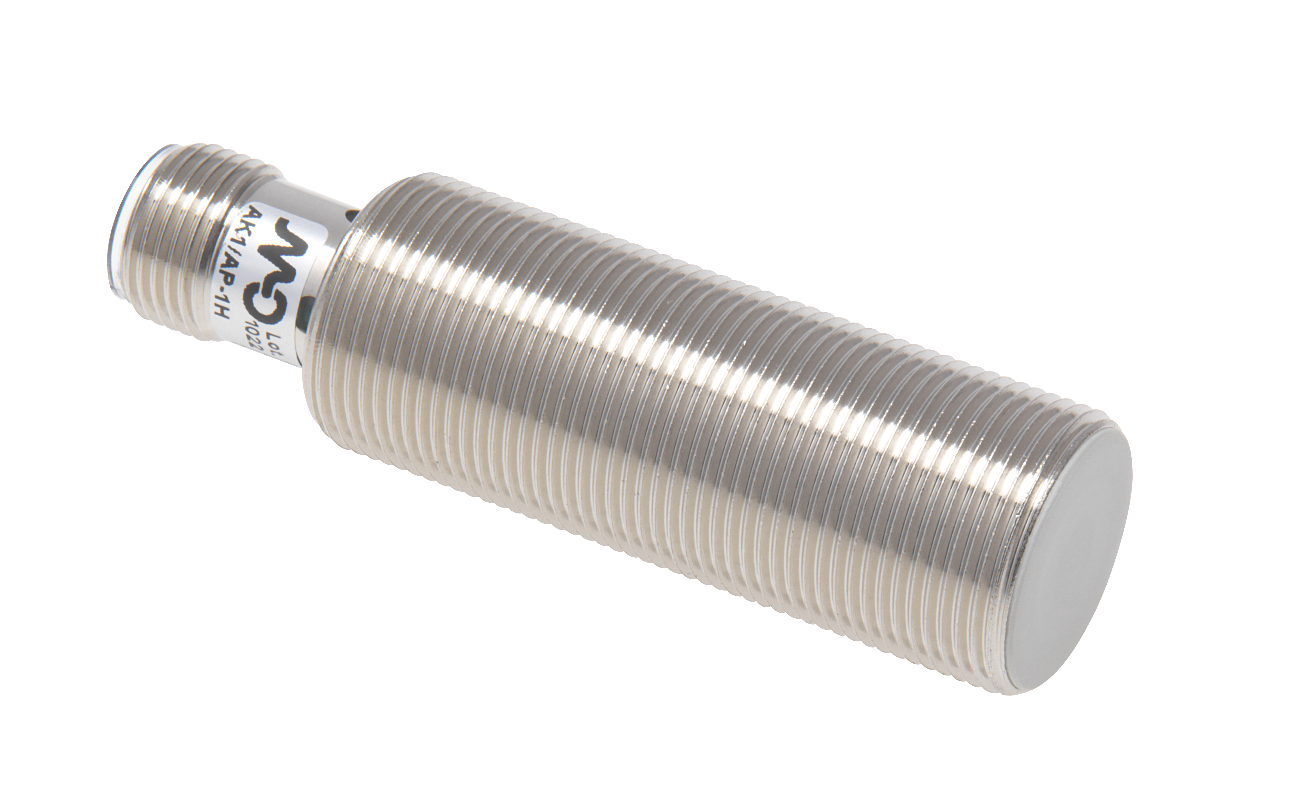 SENSOR INDUTIVO M18 –SN=8MM FACEADO - 10-30VCC- 2 FIOS - NA -CONEC. M12 AK1/A0-3H METALTEX °°