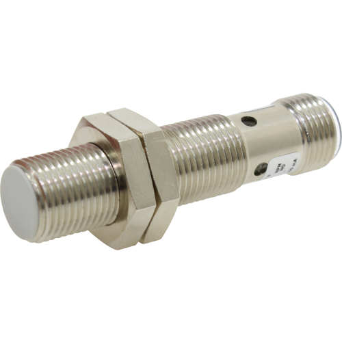 SENSOR INDUTIVO M12 CORPO CURTO - SN=4MM FACEADO - NPN - NA - 10-30VCC - CONEC. M12 AM6/AN-3H METALTEX °°