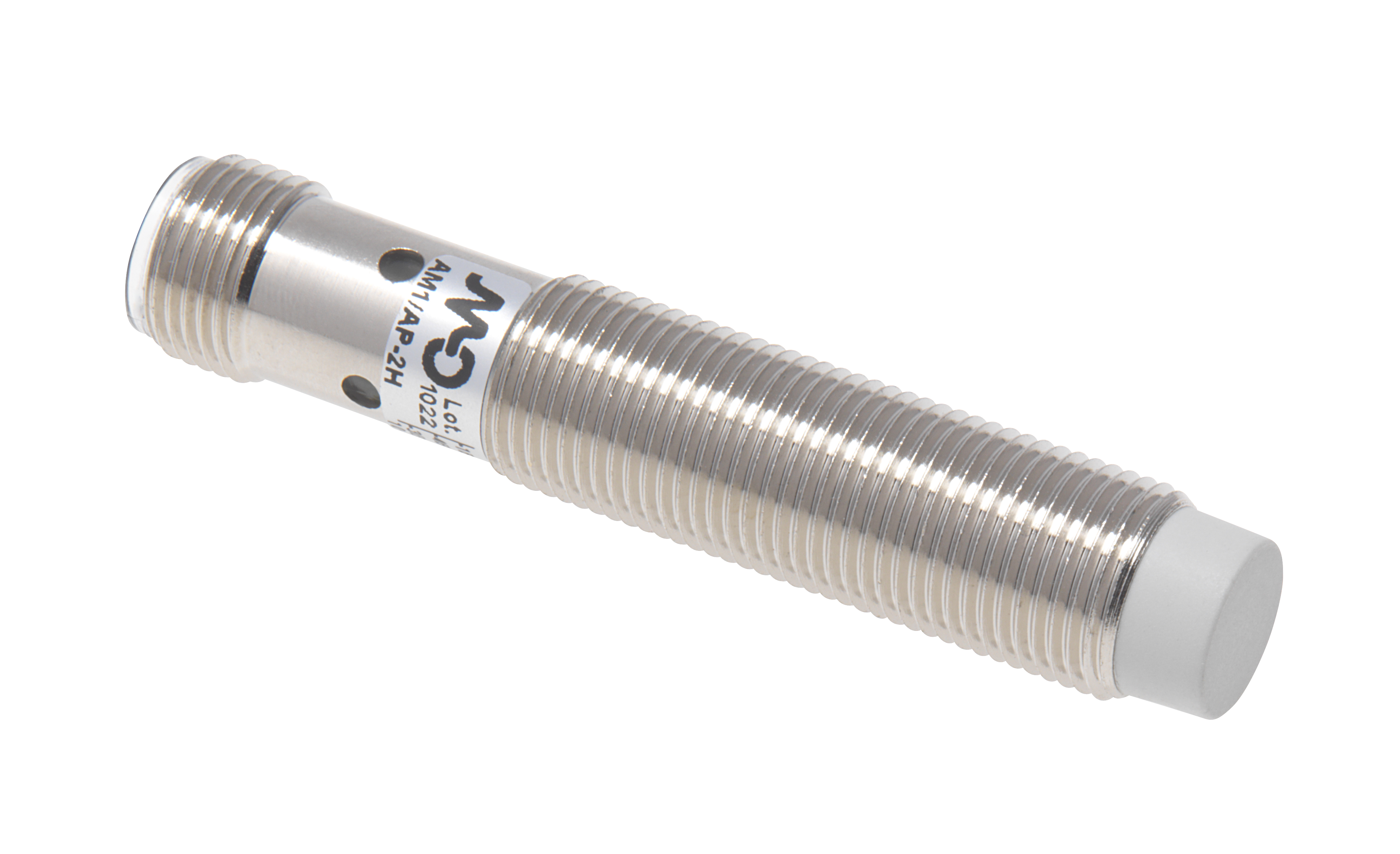 SENSOR INDUTIVO M12 CORPO CURTO SN 8MM NÃO FACEADO PNP NA 10 30VCC C/ CONEC. M12 AM6/AP-4H METALTEX °°