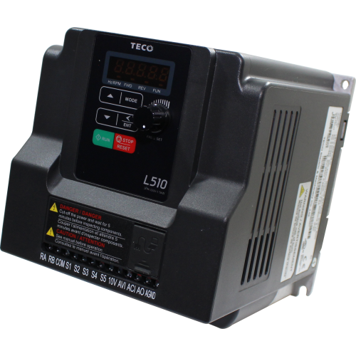 INVERSOR FREQ. TECO L510 - 3 HP 220 V TRIFASICO / ENT. DIG. NPN L510-203-H3-N TECO°°