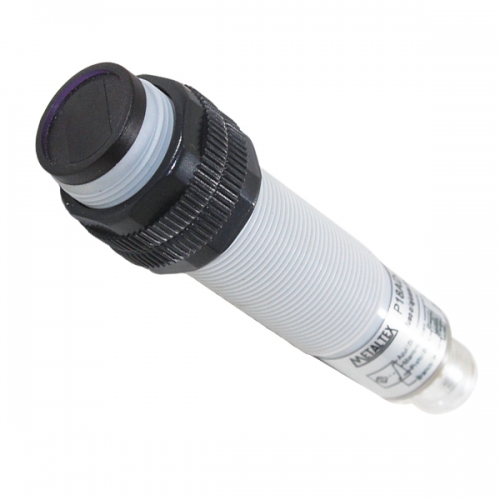 SENSOR FOT. DIFUSO NPN/NA+NF COM AJUSTE - 20CM - 10~30VCC C/ CONECTOR M12 P18AD-20-DNC-K12 METALTEX°°