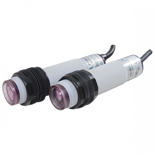 SENSOR FOTOELÉTRICO BARREIRA NA - 5M - 90~250VCA P18B-500-ACA METALTEX°°
