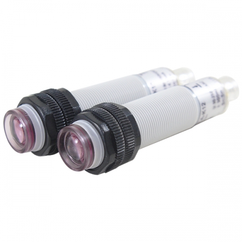 SENSOR FOTOELÉTRICO BARREIRA NA - 5M - 90~250VCA C/ CONECTOR M12 P18B-500-ACA-K12 METALTEX°°
