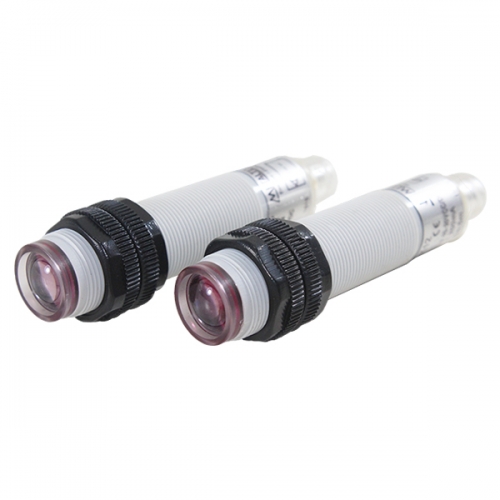 SENSOR FOTOELÉTRICO BARREIRA NPN/NA+NF - 5M - 10~30VCC C/ CONECTOR M12 P18B-500-DNC-K12 METALTEX°°