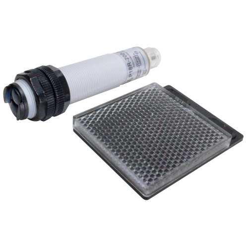 SENSOR FOTOELÉTRICO RETROREFLECTIVO NA - 2M - 90~250VCA C/ CONECTOR M12 P18R-200-ACA-K12 METALTEX°°