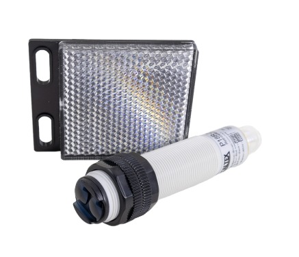 P18R-200-DPC-K12 SENSOR FOTOELÉTRICO RETROREFLECTIVO PNP/NA+NF - 2M - 10~30VCC C/ CONECTOR M12 METALTEX  °°