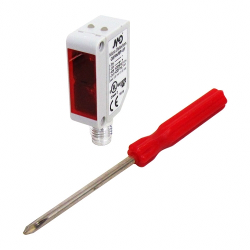 QERN/BP-0F SENSOR FOTOEL. RETROF. POLARIZADO 5M PNP 10-30V –CONEC M8 METALTEX °°
