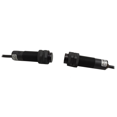 SENSOR FOTOELÉTRICO M18 PLÁSTICO- BARREIRA 20M - 10-30VCC - NPN T18B-20MDN METALTEX°°