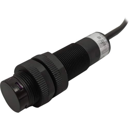 SENSOR FOTOELÉTRICO M18 PLÁSTICO- RETROREFLEXIVO 5M - 10-30VCC - NPN T18R-5MDN METALTEX °°