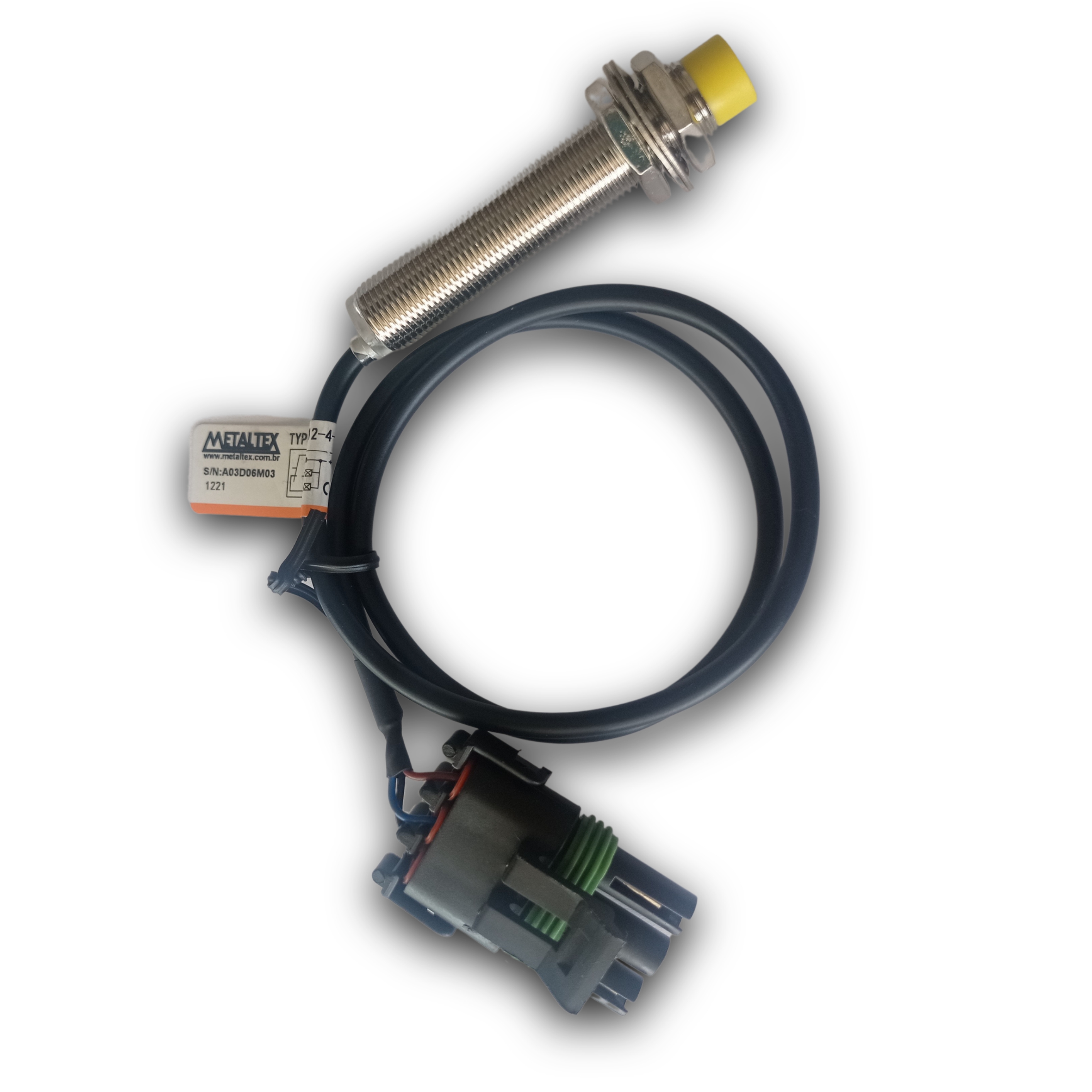 SENSOR INDUTIVO (PLANTADORA) M12 NPN STARA 73104045 CABO 50CM METALTEX°°