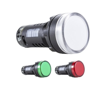 L20-AB2-RG INDICADOR 22MM LDE BICOLOR VERM/VERDE 220VCA METALTEX °°