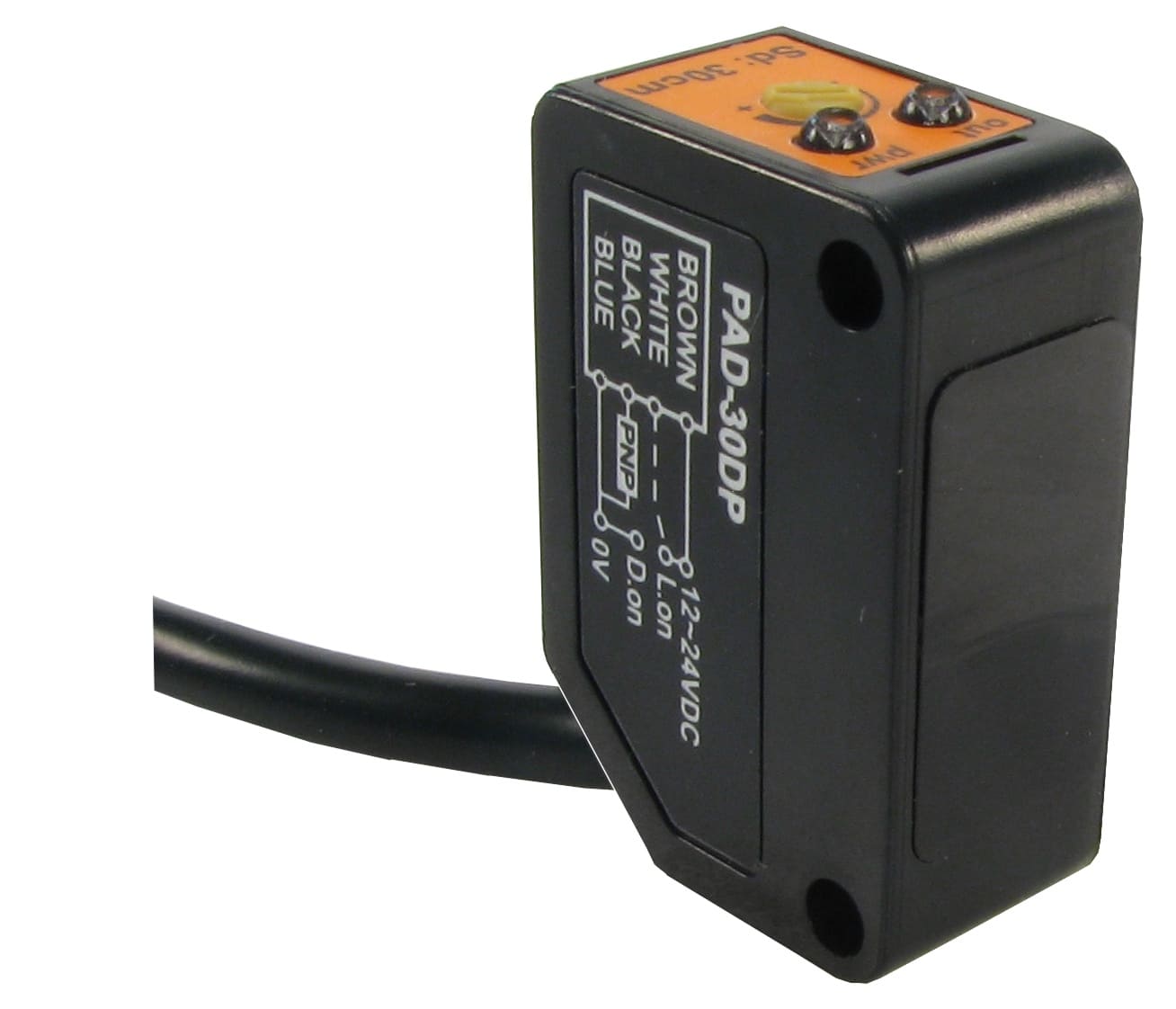 SENSOR FOTOELÉTRICO DIFUSO PNP 30CM PAD-30DP METALTEX°°