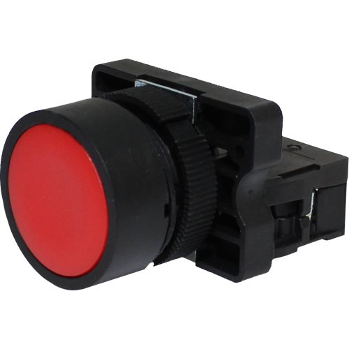 P20AFR-R-1A BOTAO PULSADOR VERMELHO - 1NA METALTEX°°