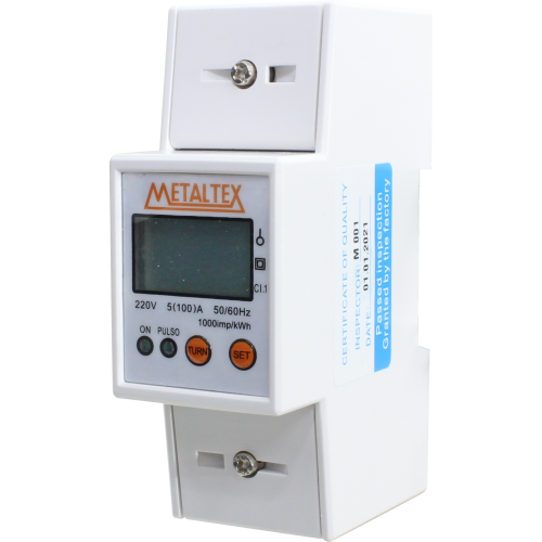 EMD1-100A-M MEDIDOR DE ENERGIA 220C-100A MONOFÁSICO C//MODBUS RS485 METALTEX °°