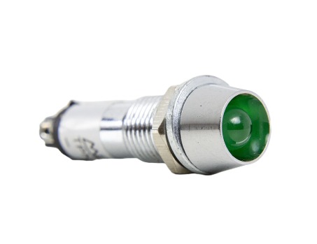 TPN-087LG INDICADOR LED 8MM - 24V VERDE METALTEX °°