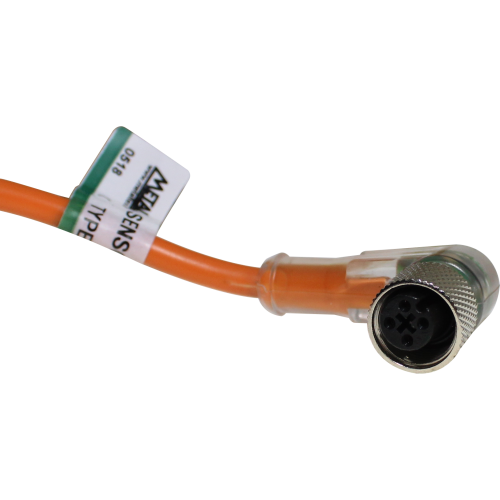 K12-A-5M-LN CABO C/ CONECTOR M12 90º 4 PINOS-LED NPN - 5M METALTEX °°