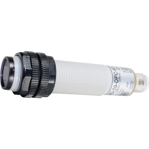 P18D-10-DPC-K12 SENSOR FOTOELÉTRICO DIFUSO PNP/NA+NF 10CM 10A30VCC M12 METALTEX °°