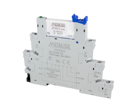 PRZ-1R-D24 INTERFACE RELE 1 REV 24VCC CONEXAO PARAFUSO METALTEX°°