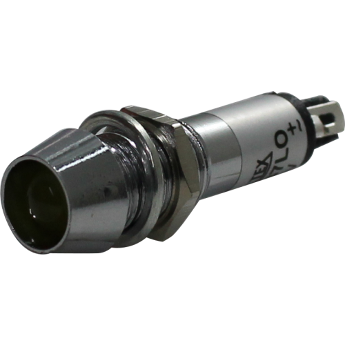 INDICADOR LED 8MM 24V LARANJA TPN-087O METALTEX°°