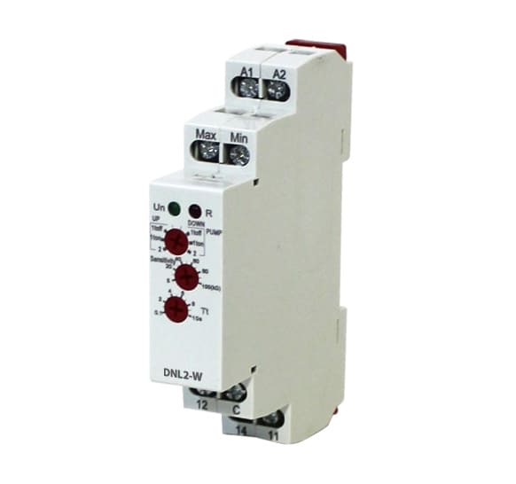 DNL2-W CONTROLADOR DE NIVEL DE LIQUIDOS 1 OU 2 NIVEIS 24 A 240VAC/CC C/TEMPORIZADOR E AJUSTE DE SENSIBILIDADE METALTEX°°