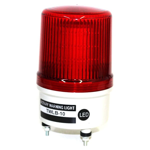 TWLB-10L7R SINALIZADOR EMERGÊNCIA ROTATIVO LED+BUZZER - 24V - VERMELHO METALTEX °°