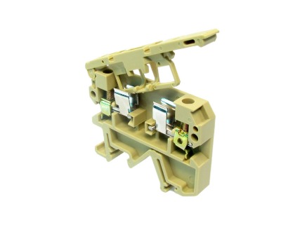 MAB1-F CONECTOR PORTA-FUSIVEL SECCIONAVEL S/ SINALIZACAO PARA TRILHOS TS32 E TS35 METALTEX°°