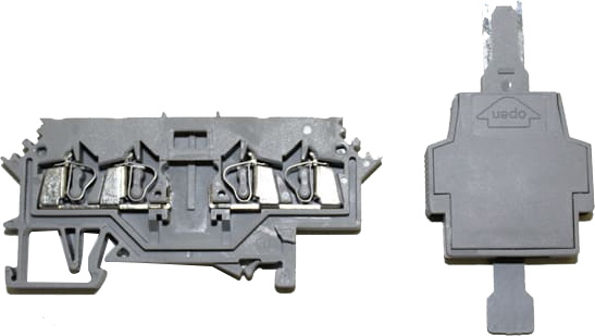 BM2-PF4 CONECTOR DE PASSAGEM 2,5MM² COM PORTA FUSIVEL 5X20MM METALTEX °°