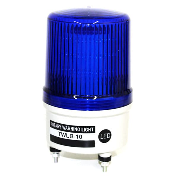 TWLB-10L2BL SINALIZADOR EMERGÊNCIA ROTATIVO LED+BUZZER - 220VCA - AZUL METALTEX °°