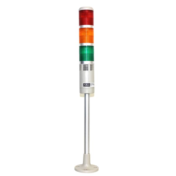 TPSS6-73ROG SINALIZADOR TORRE 60MM CONT/ FLK, BUZZER, 24V - VM/LR/VD METALTEX°°