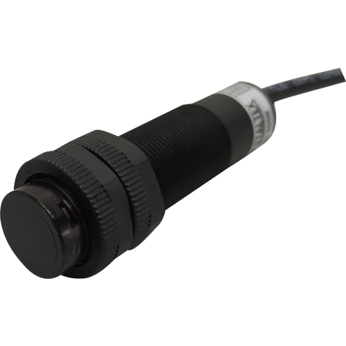 SENSOR FOTOELÉTRICO M18 PLÁSTICO- DIFUSO C/ AJUS. 40CM  10-30VCC  PNP  T18D-40DP METALTEX°°