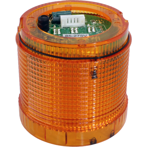 0570YAWFH LENTE AMARELA C/ LED - 85-275VCA - LUZ CONTINUA/PISCANTE- IP65 METALTEX °°