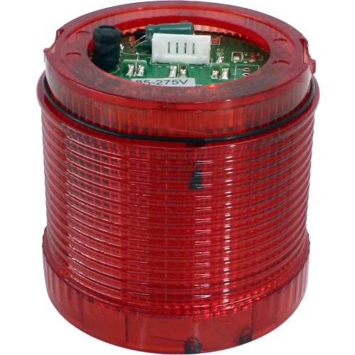 0570RAWFH LENTE VERMELHA C/ LED - 85-275VCA - LUZ CONTINUA/PISCANTE- IP65 METALTEX °°